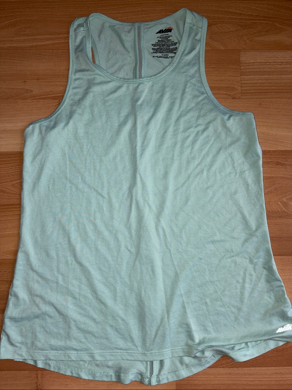 Avia Women's Active racerback sports tank top with mesh down back size Small